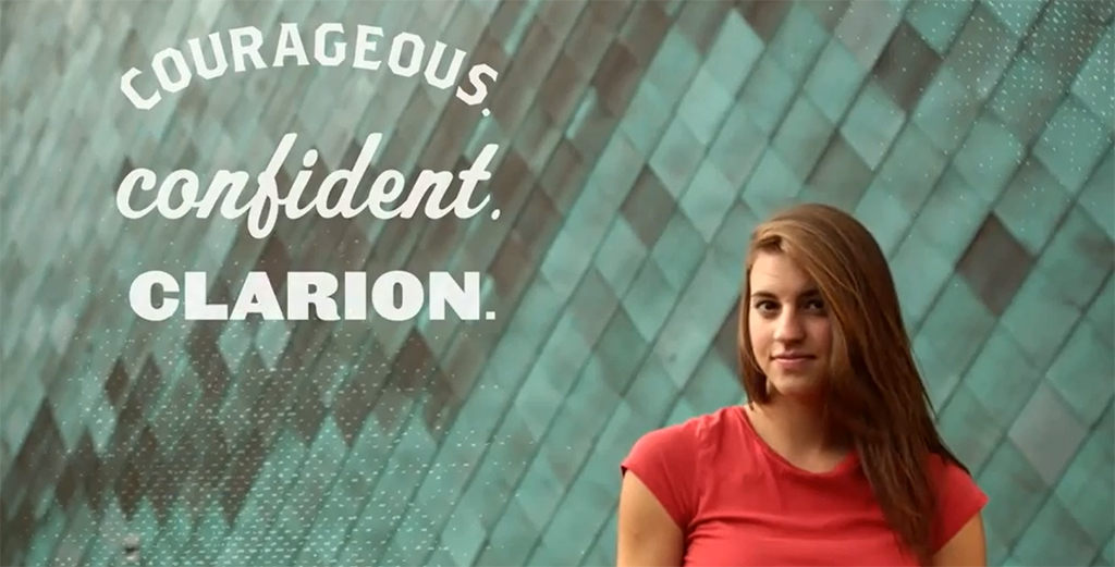 Courageous. Confident. Clarion. Commercial Fall 2014