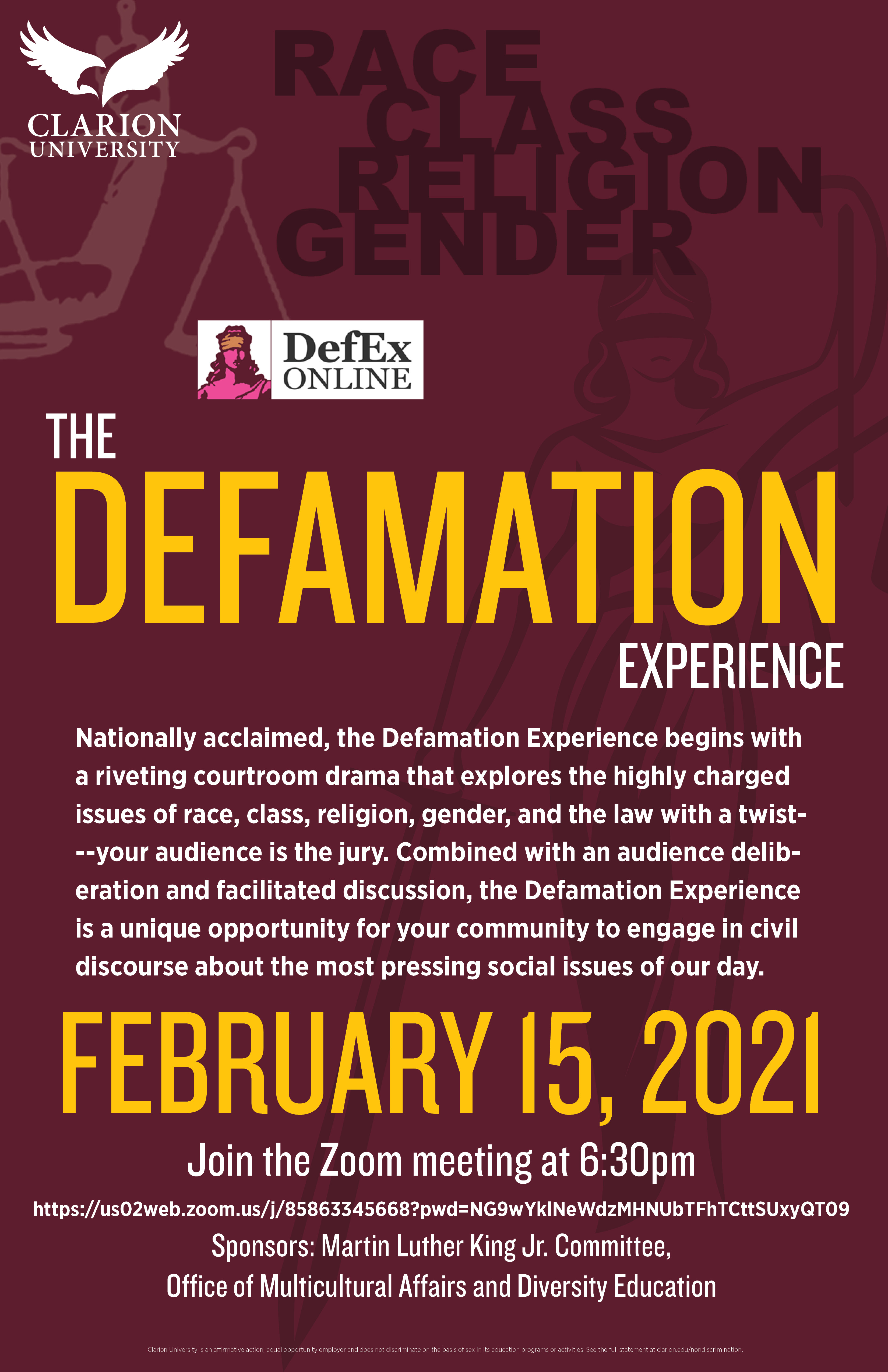 Defamation Experience