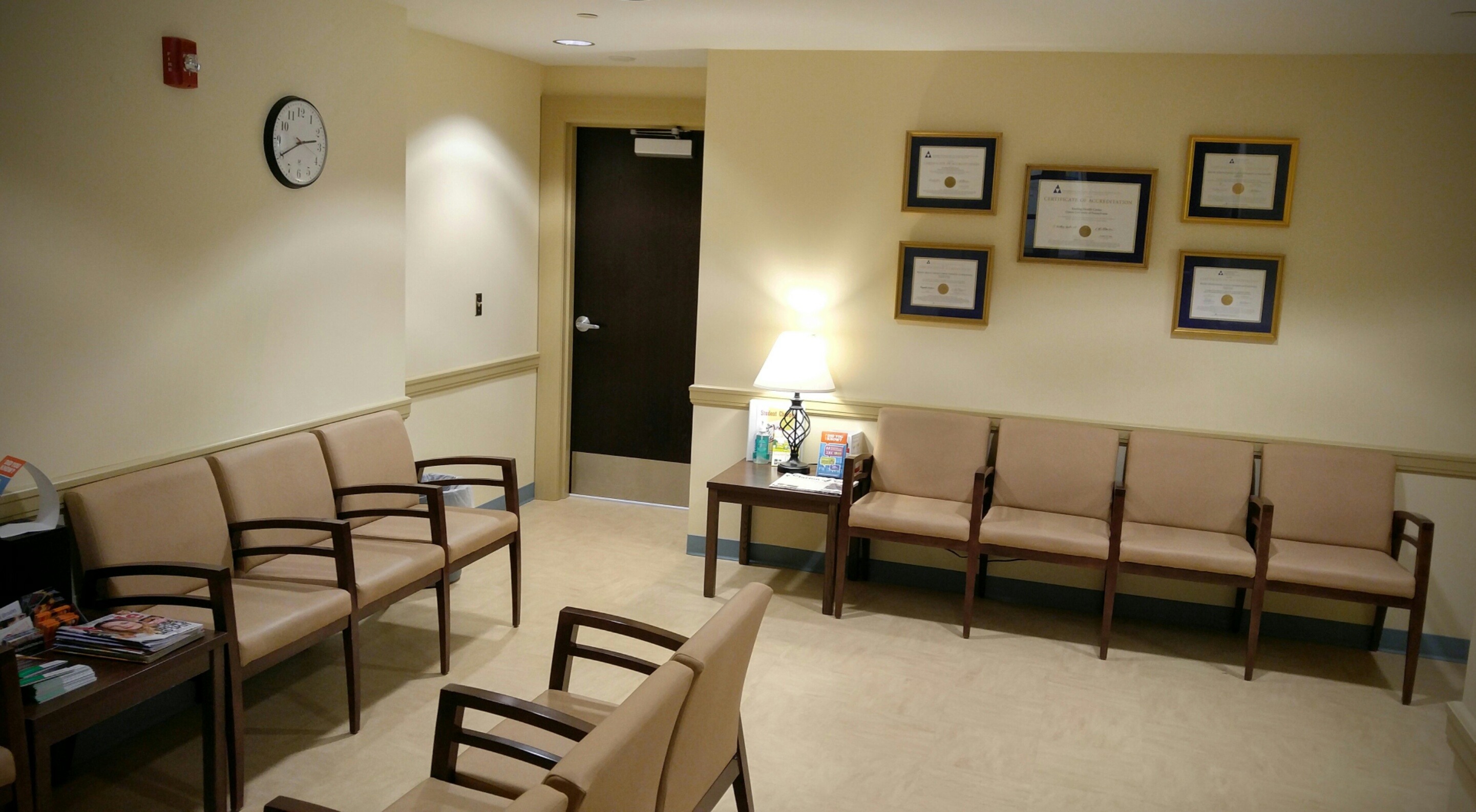 Center for Wellness Waiting Room